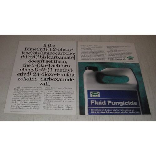 1990 Scotts Fluid Fungicide Ad