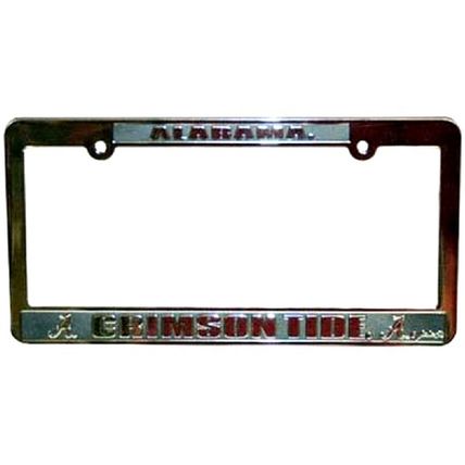 Alabama Crimson Tide Plastic License Plate Frame