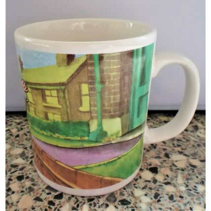 Staffordshire Tableware Tetley Tea Folk Sidney 1990s Ceramic Mug