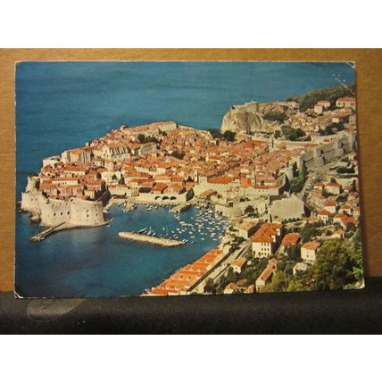 GENERAL VIEW, DUBROVNIK, YUGOSLAVIA used postcard =