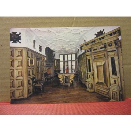 THE LONG GALLERY, POWIS CASTLE, POWYS unused postcard by J Arthur Dixon =