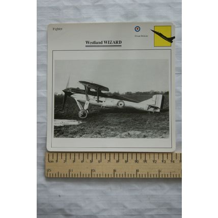 Westland Wizard - GB - Fighter - Collectors Club Card