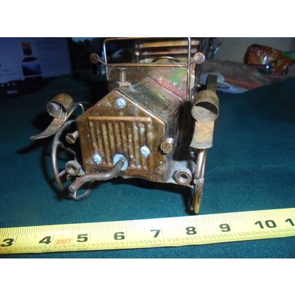 Antique Copper Touring Car - 11" Long! $45.00 shipped!! This is in excellent...