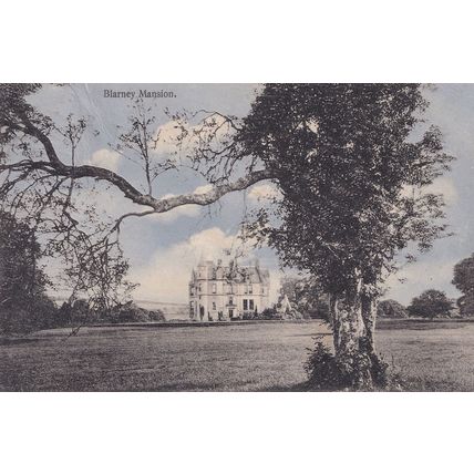 Blarney Mansion Cork Antique Irish Postcard