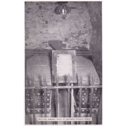 Brothers Sheares Vault St Michans Church Dublin Postcard