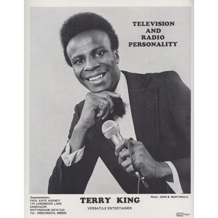 Terry King Soul Pop TV Radio Star 1970s Media Publicity Management Photo