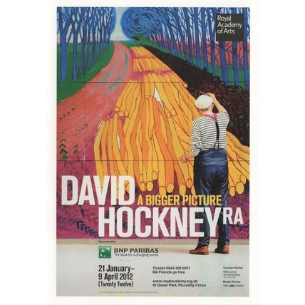 David Hockney A Bigger Picture 2012 Painting Exhibition Advertising Postcard