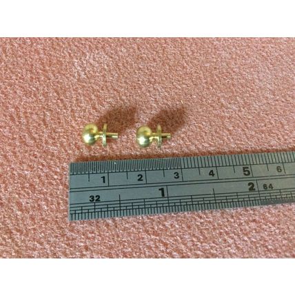Door Knob pair 1:12th Dolls House Miniature