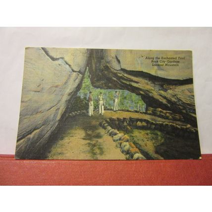 ROCK CITY GARDENS, LOOKOUT MOUNTAIN, Georgia USA unused postcard /