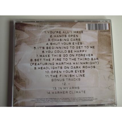 Snow Patrol - Eyes Open. New & Sealed CD Album