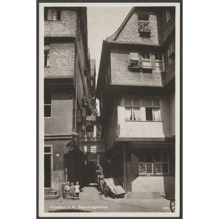 Rapunzelgäßchen, Frankfurt am Main, c.1950 - Emil Hartmann Foto-AK