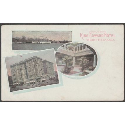 Multiview - King Edward Hotel, Toronto, Ontario, 1913 - Postcard