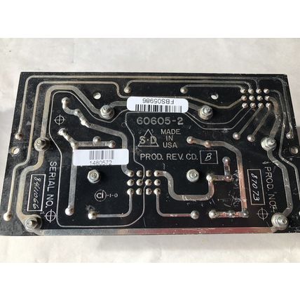 STRUTHERS-DUNN 60605-2 POWER SUPPLY S-D 87073,SD 60605-2,s.d 60605-2,HA