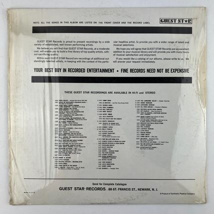 Trini Lopez Sings And The Exotic Guitars Play Vinyl LP Record Album GS 1495