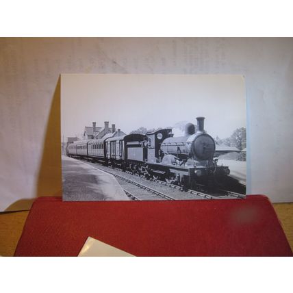 AYLESHAM SOUTH, 1952 62797 steam engine, Norfolk branch line steam postcard =