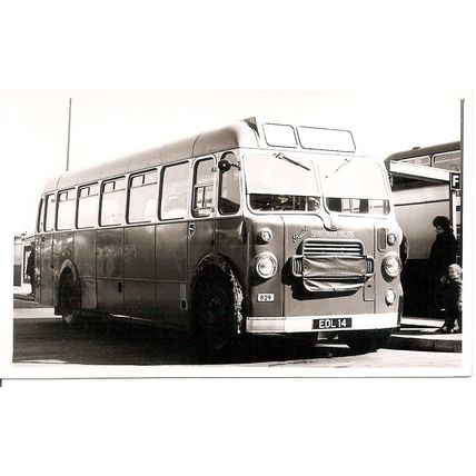 Black & White Photograph of Southern Vectis Omnibus Co. Ltd - EDL 14