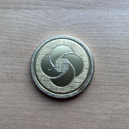 Adelaide Casino $1 Slot Gaming Token Chip Adelaide Australia FC 1990's large