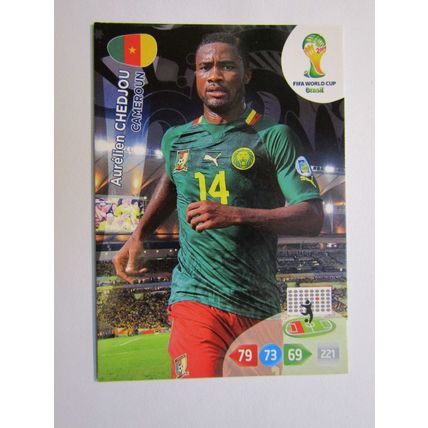 Aurelien Chedjou - Cameroun - 2014 Panini Adrenalyn XL Brazil World Cup (ef1)