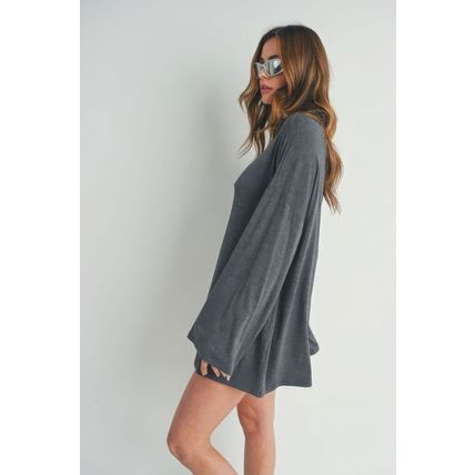 Bell Sleeve Turtle Neck Dress