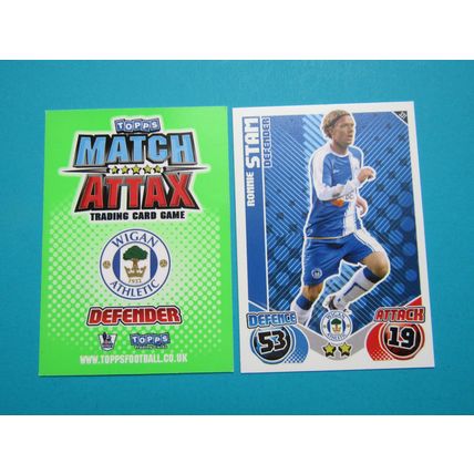 331. Ronnie Stam - Wigan - Match Attax 2010/11 Football Card EF1