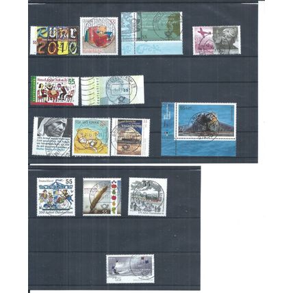 Germany Stamps 2010 used lot. Ruhr, Environmental Protection, Schumann, (AR346)