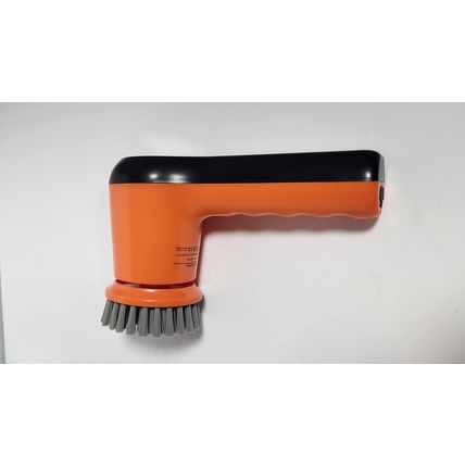4 In 1 Electric Handheld Cleaning Brush Rechargeable Orange Black Waterproof