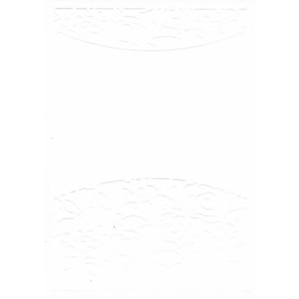 A6 Embossed Card. 10 Sheets. Floral. Cardmaking Scrapbooking Crafts