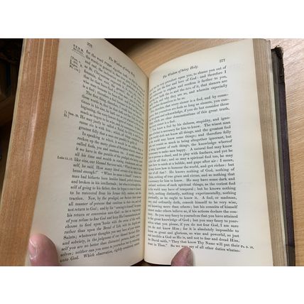 RARE* 1844 "THEOLOGICAL WORKS OF WILLIAM BEVERIDGE" VOL 4 ANTIQUE BOOK (P5)