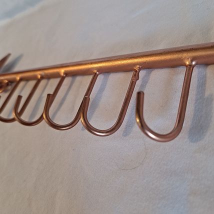 Brass ARROW WALL HOOK 6 Hook Metal Coat Towel Key Door Hanger