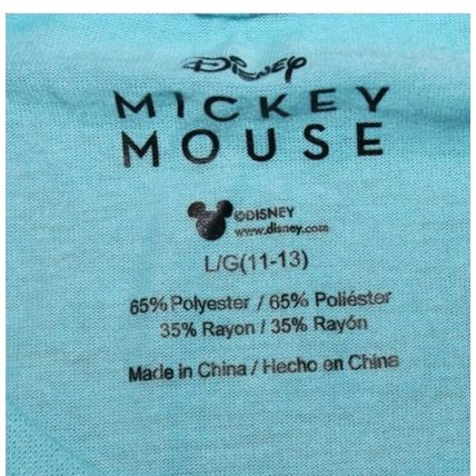DISNEY MICKEY MOUSE STAY KIND GRAPHIC PRINT SHORT SLEEVE TEE SHIRT L11-13