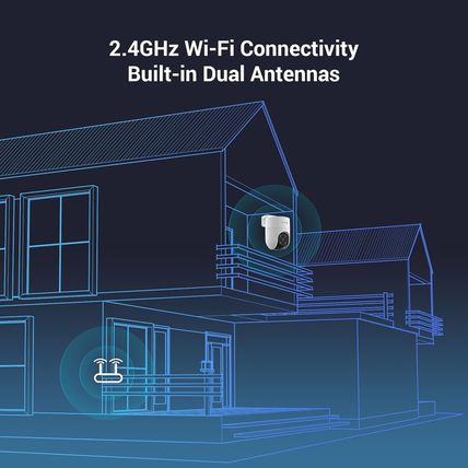 EZVIZ 360° Security Camera Outdoor with Auto-Tracking, Wifi Surveillance Camera