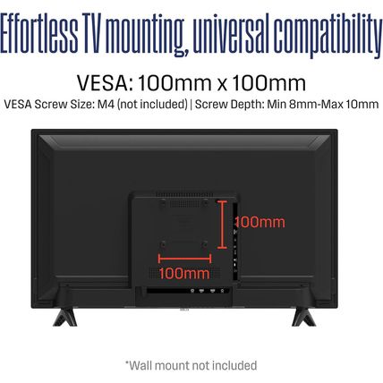 Westinghouse 32 Inch TV, 720P HD LED Small Flat Screen Non-Smart Television with