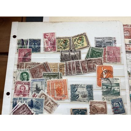 ICOLLECTZONE Columbia Dealer Stock pages Excellent lot unpicked (COL570)