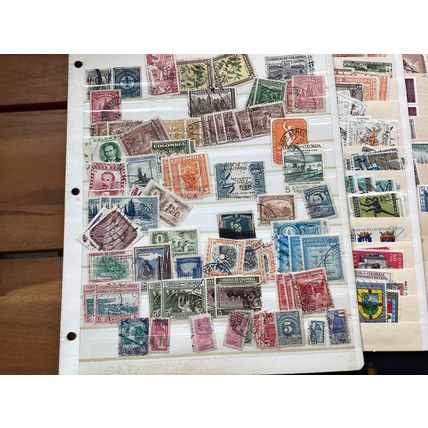 ICOLLECTZONE Columbia Dealer Stock pages Excellent lot unpicked (COL570)