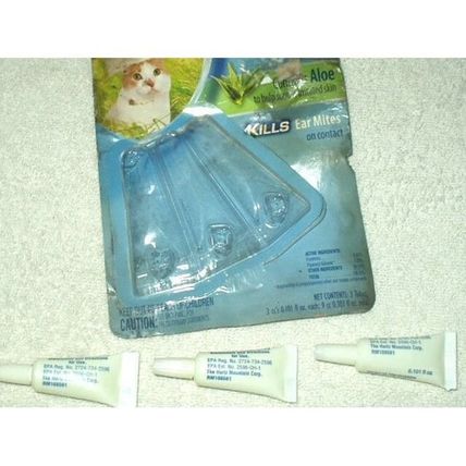 hartz ultra guard ear mite treatment for cats kills on contact 3 tubes .10 oz ea