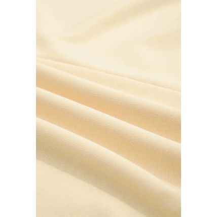 Apricot 2 in 1 Faux Two Piece Patchwork Round Neck Sweatshirt