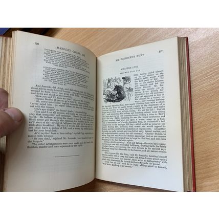 1898 "HANDLEY CROSS" ROBERT SMITH SURTEES JOHN LEECH ART VOL 2 HB BOOK (P3)