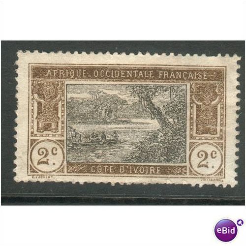 Ivory Coast 1913 - SG 44 - 2c River scene - MH