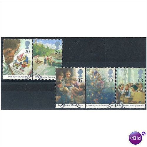 1997 Enid Blyton Set SG2001-2005 Very Fine Used
