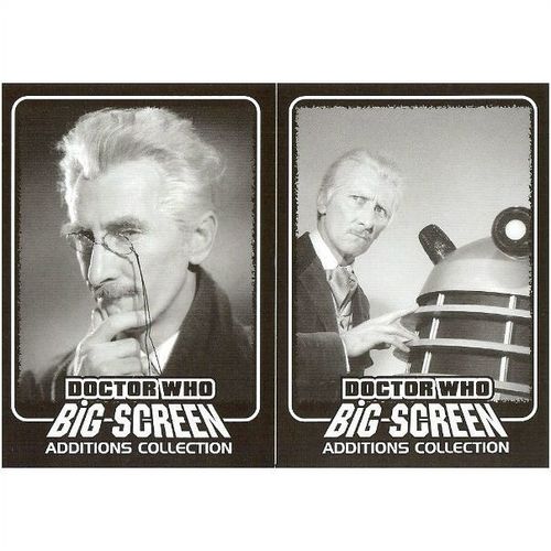 Dr Doctor Who Big Screen Additions MONO Promo Trading Cards PR1 & PR2