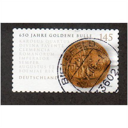 GER 2006 €1.45 (S/A) 'CHARLES IV ' GOLDEN BULL' FINE USED (EBID30-477)