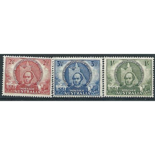 Australia 1946 Mitchell Centenary Set Set SG216-218 Unmounted Mint . ..