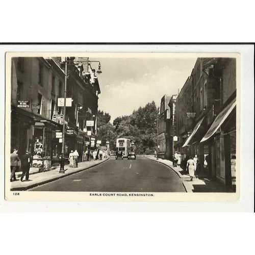 LONDON Earls Court Road Postcard by Skilton (128)