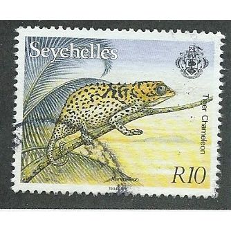 SEY 1994 R10 'TIGER CHAMELEON' FINE USED (EBID 39-138)