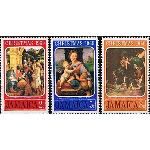 Jamaica 1969 Christmas . Unmounted Mint NHM SG 293-295 Sc 292-294 stamp