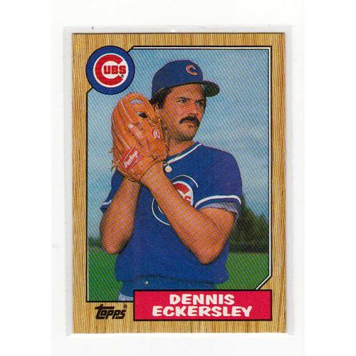 1987 Topps Dennis Eckersley baseball card #459 -NM-HOF- Athletics A’s