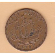 GB Halfpenny 1962 VF to EF