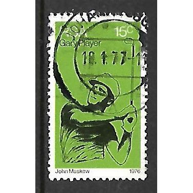 SOUTH AFRICA 1976 15c GARY PLAYER GOLFER 396 FINE USED#2