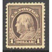 518 $1 Benjamin Franklin Very Fine MMH S0257
