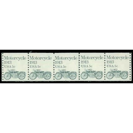 1899 5c Motorcycle Fine MNH Dry Gum PNC 3/5 P0508